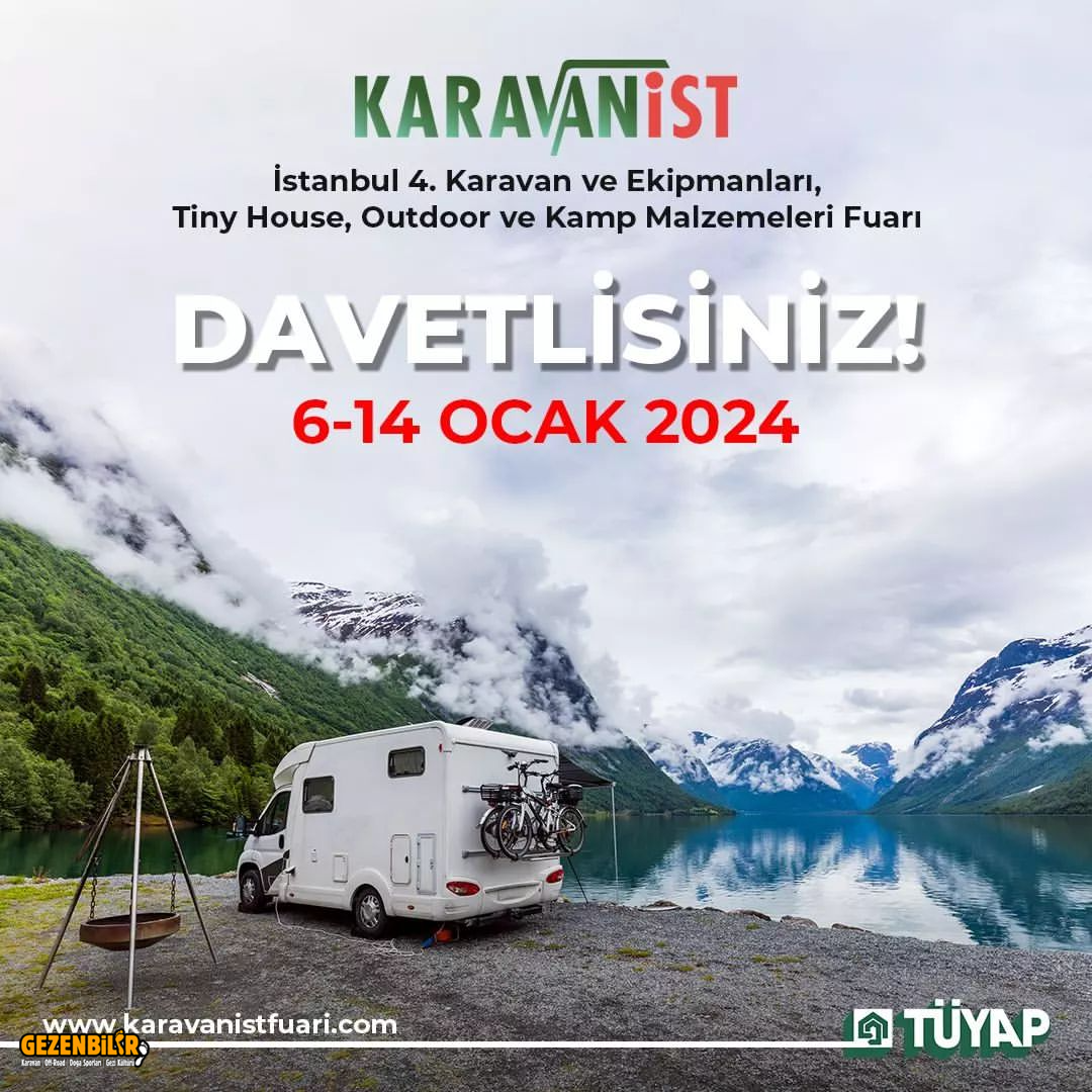 Blog yazısı Karavanist 2024 Fuarı: KaravanMevsimi.com ile Karavan Dünyasına Adım Atın!için resim